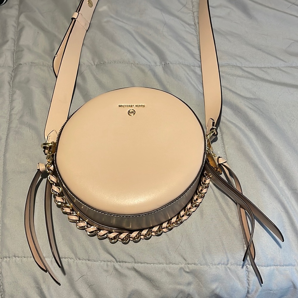 Pink crossbody michael kors bag